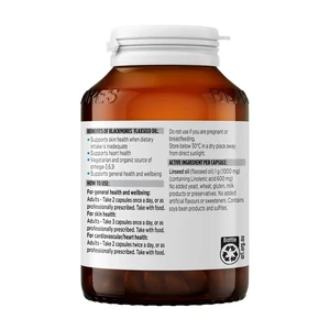 (PRE ORDER) Blackmores Flaxseed Oil 100 Capsules shelf life 2yrs